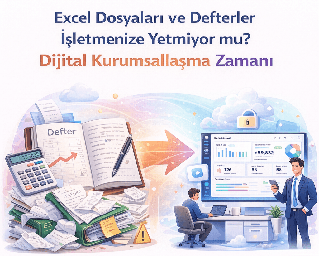 Excel Dosyaları ve Defterler İşletmenize Yetmiyor mu? Dijital Kurumsallaşma Zamanı