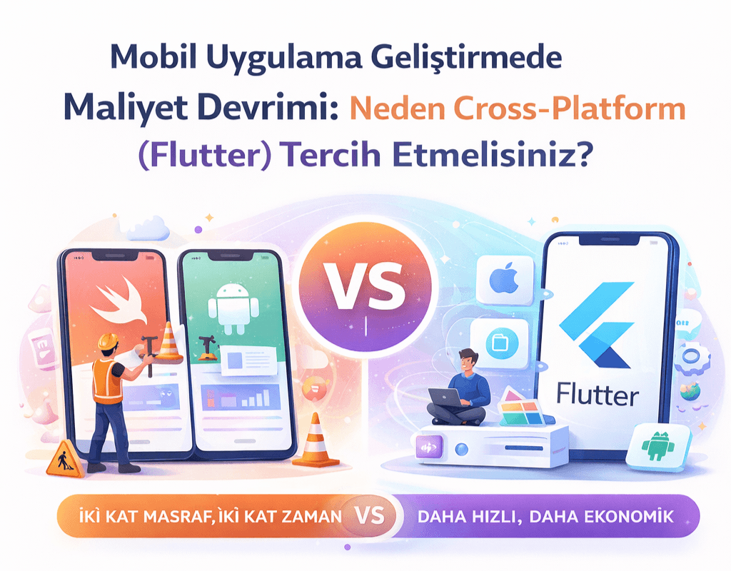 Mobil Uygulama Geliştirmede Maliyet Devrimi: Neden Flutter Tercih Etmelisiniz?
